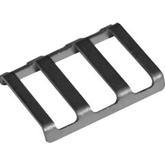 Plastica Four Bar Buckle 18 Gauge Stainless Steel